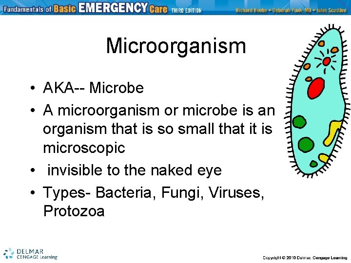 Microorganism • AKA-- Microbe • A microorganism or microbe is an organism that is