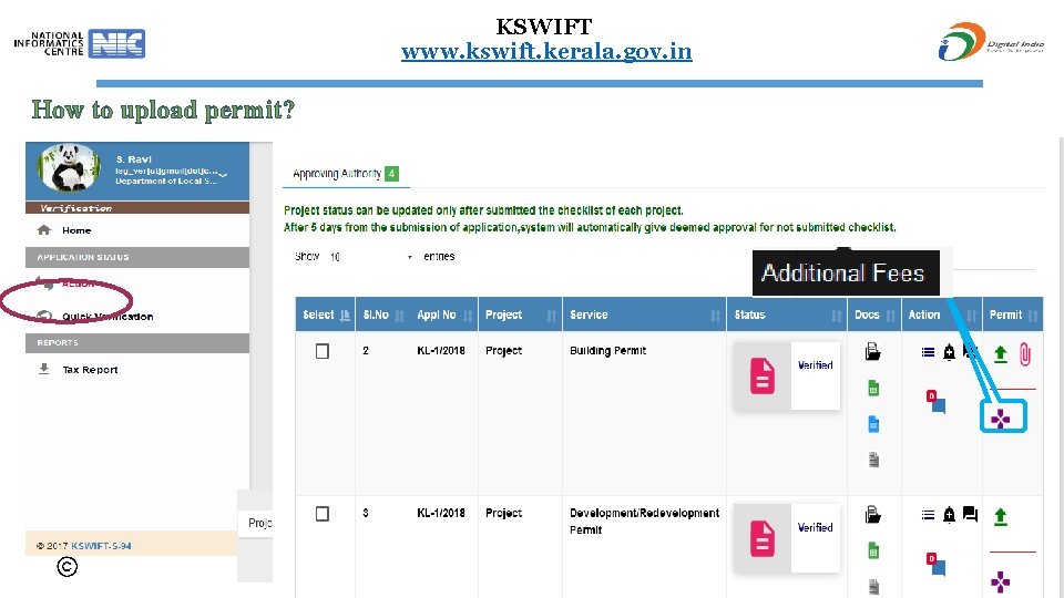 KSWIFT www. kswift. kerala. gov. in How to upload permit? History of reply New