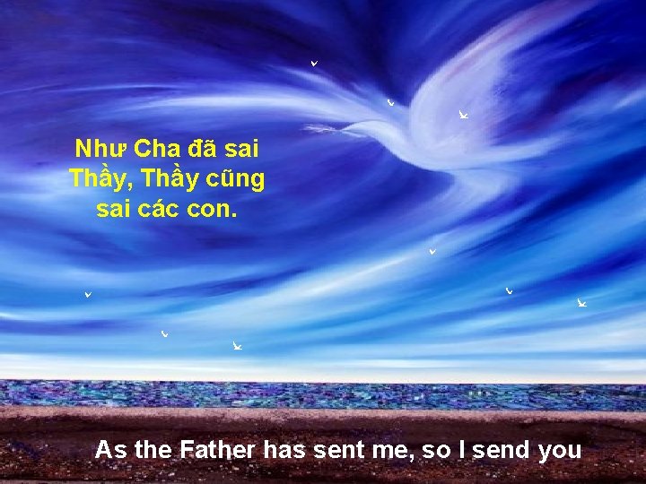 Như Cha đã sai Thầy, Thầy cũng sai các con. As the Father has