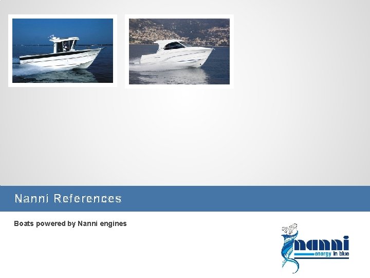 Nanni References Boats powered by Nanni engines 