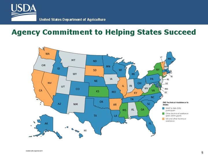 United States Department of Agriculture Agency Commitment to Helping States Succeed 5 