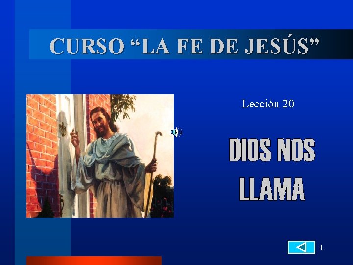 CURSO LA FE DE JESS Leccin 20 1
