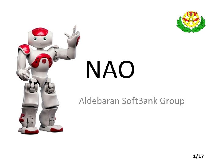 NAO Aldebaran Soft. Bank Group 1/17 