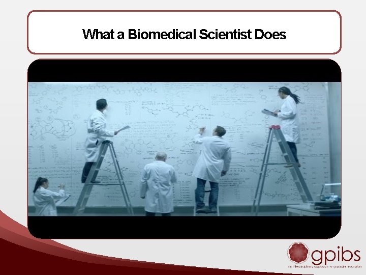 What a Biomedical Scientist Does 