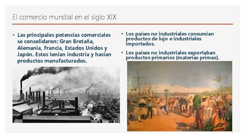 Los pases latinoamericanos en el mercado mundial siglo