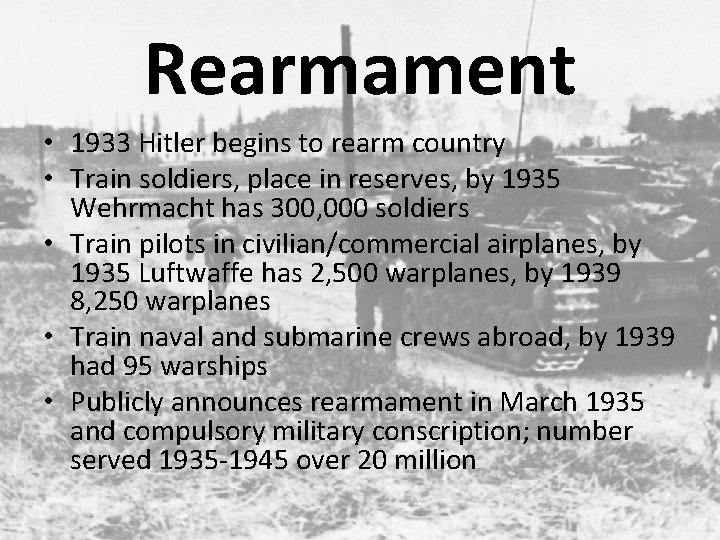 Hitler Begins to Move Lebensraum Increase German living
