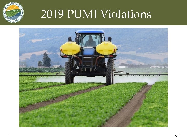 2019 PUMI Violations 10 