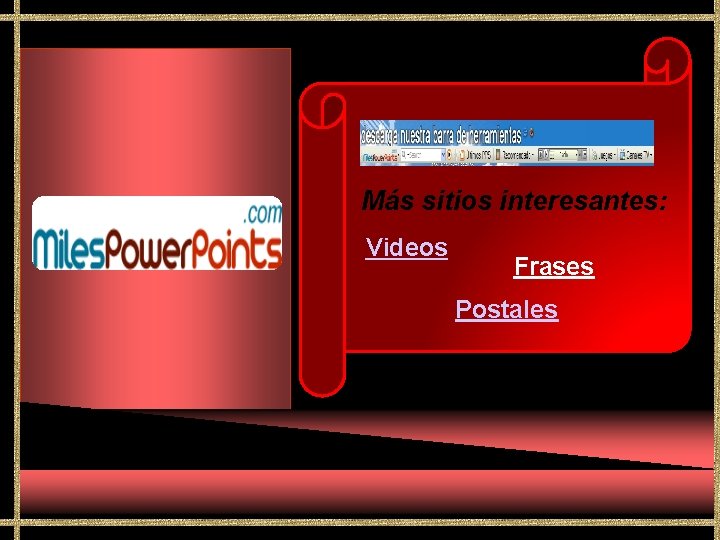 Más sitios interesantes: Videos Frases Postales 