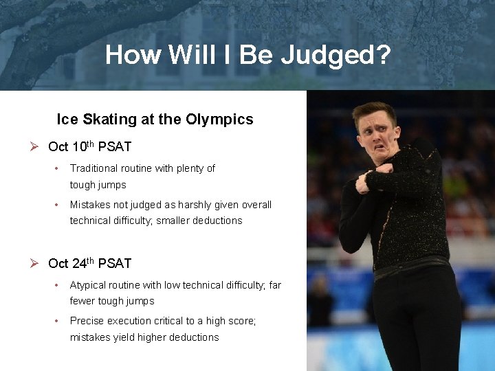 How Will I Be Judged? Ice Skating at the Olympics Ø Oct 10 th
