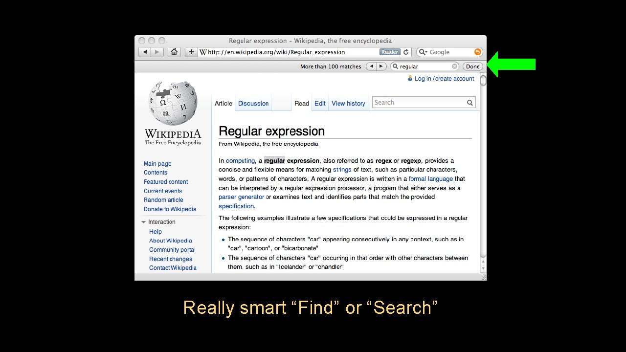 Really smart “Find” or “Search” 