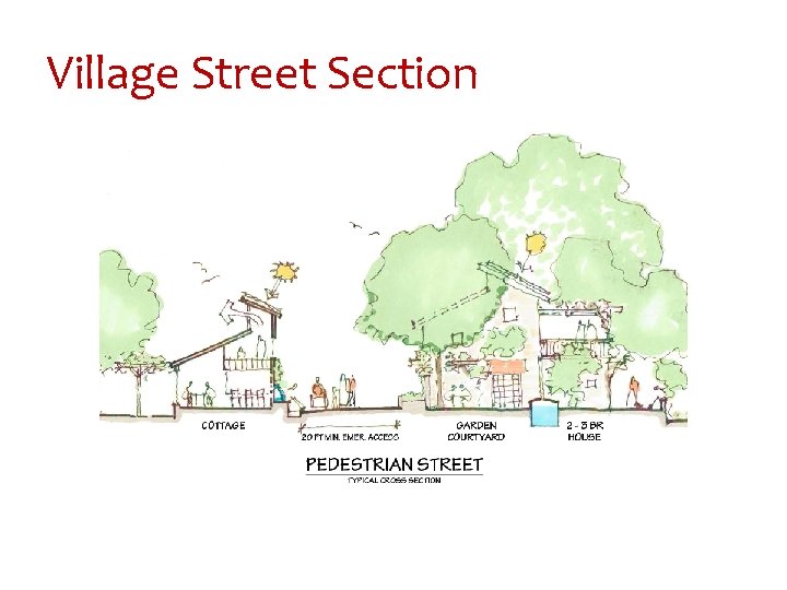 Village Street Section 