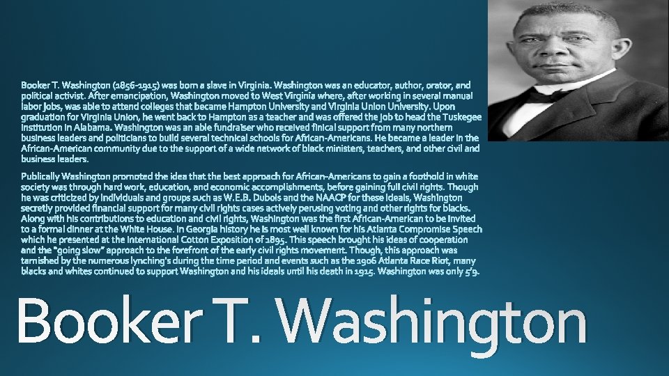 Booker T. Washington 