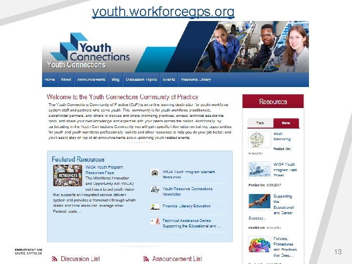 youth. workforcegps. org 13 