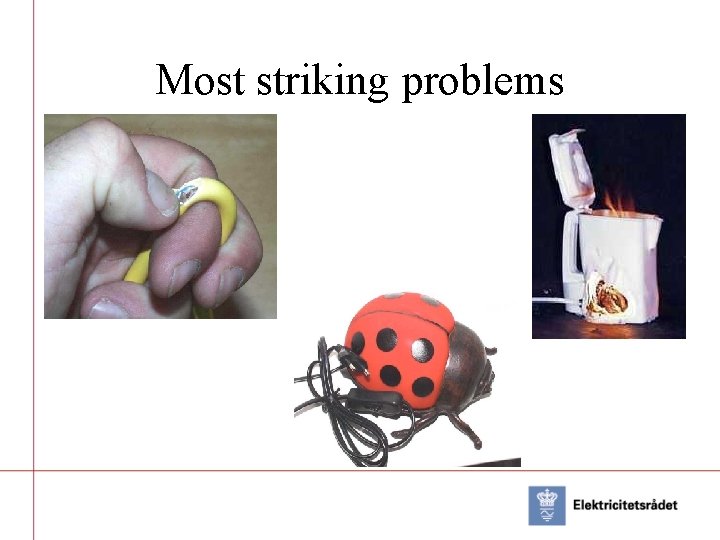 Most striking problems 