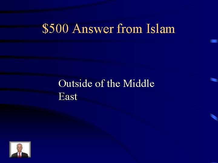 $500 Answer from Islam Outside of the Middle East 