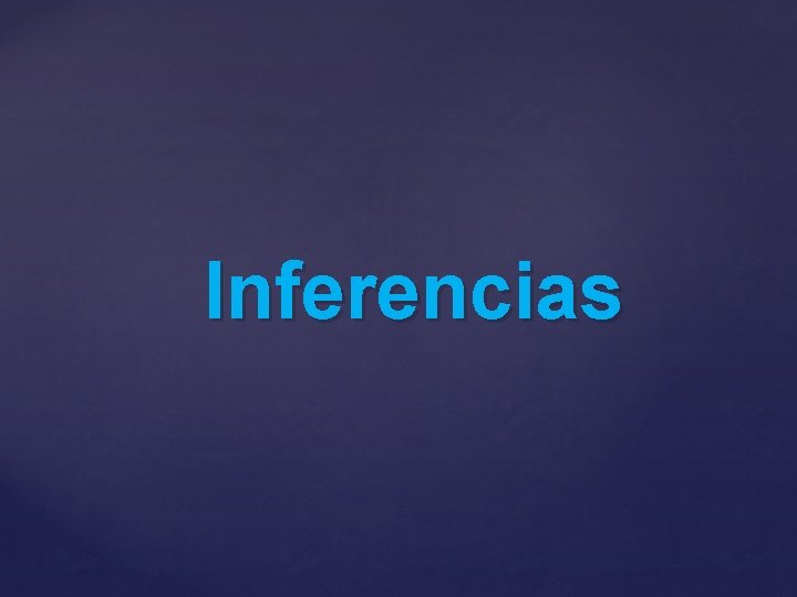 Inferencias 