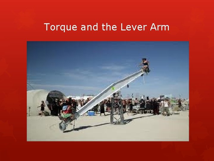 Torque and the Lever Arm 