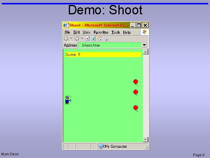 Demo: Shoot Mark Dixon Page 8 