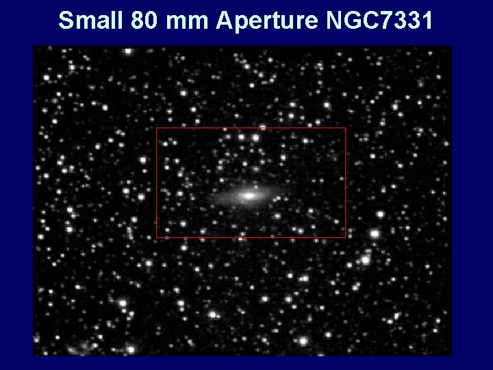 Small 80 mm Aperture NGC 7331 
