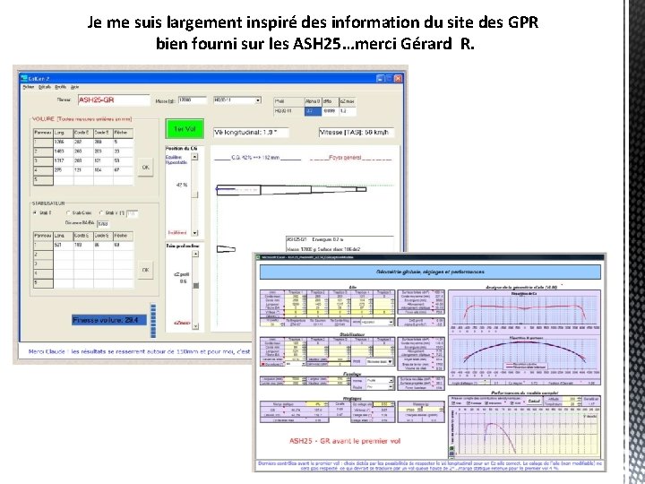 Je me suis largement inspiré des information du site des GPR bien fourni sur