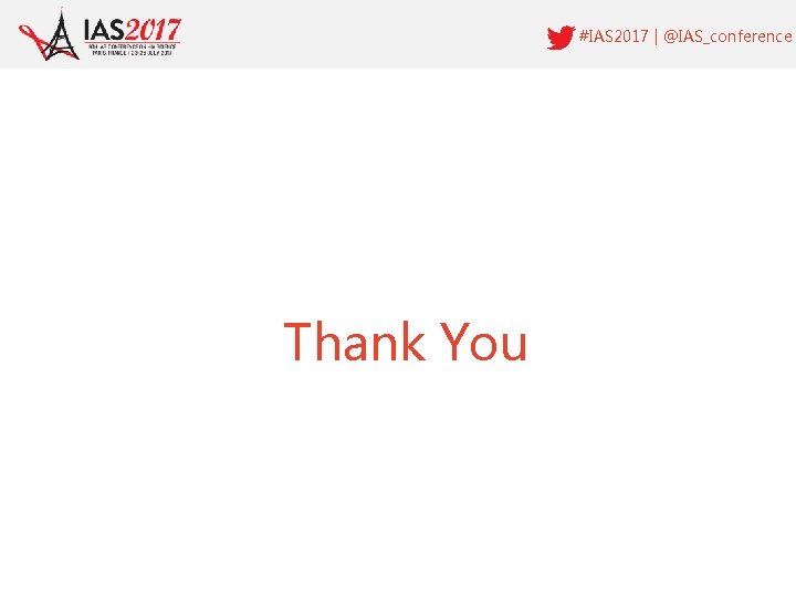 #IAS 2017 | @IAS_conference Thank You 