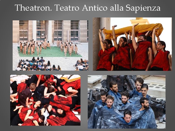Theatron Roma Theatron Teatro Antico alla Sapienza Theatron Teatro Antico