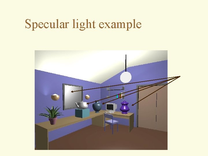Specular light example 