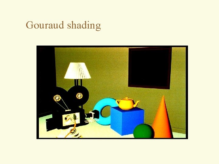 Gouraud shading 