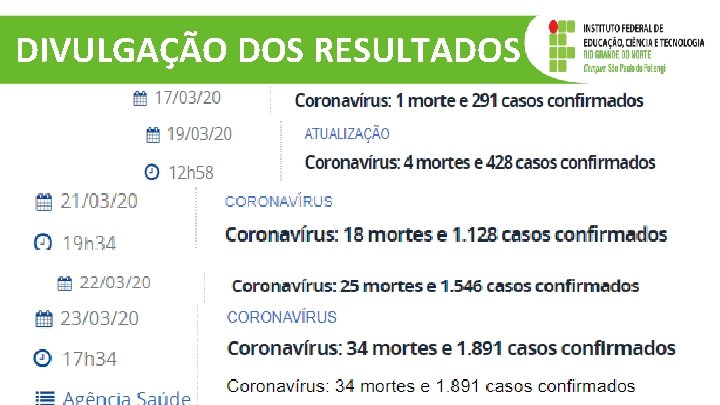 DIVULGAÇÃO DOS RESULTADOS 49 