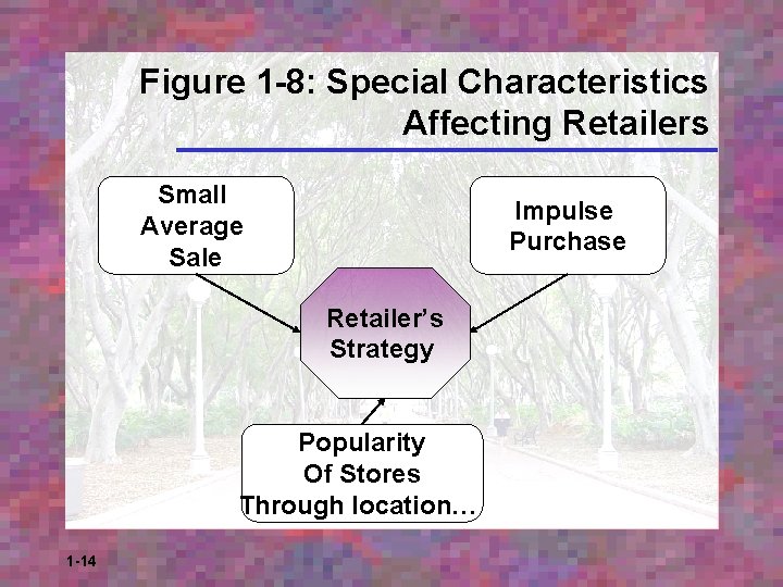 Figure 1 -8: Special Characteristics Affecting Retailers Small Average Sale Impulse Purchase Retailer’s Strategy