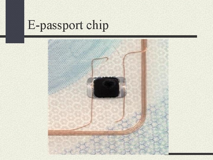 E-passport chip 