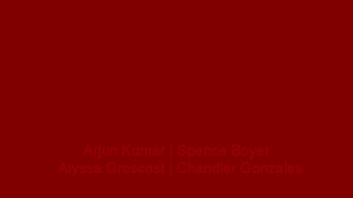 THE TWELVE BATTLES OF THE ISONZO (1915 -1917) Arjun Kumar | Spence Boyer Alyssa