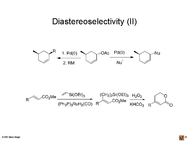 Diastereoselectivity (II) OCFC-Intro-Chap 2 20 