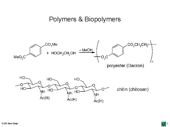 Polymers & Biopolymers OCFC-Intro-Chap 2 5 