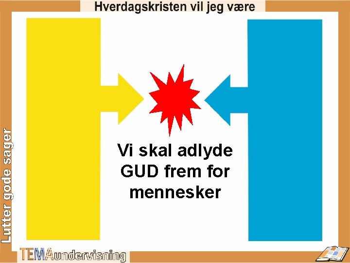 Vi skal adlyde GUD frem for mennesker 