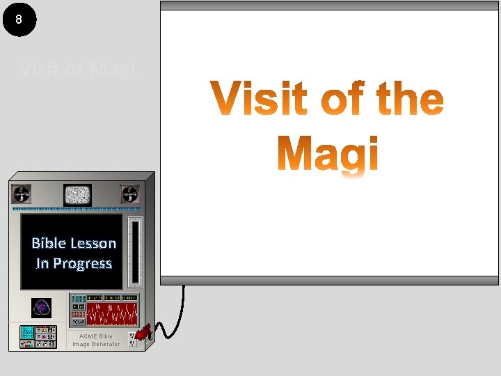 8 Visit of Magi Bible Lesson In Progress ACME Bible Image Generator 