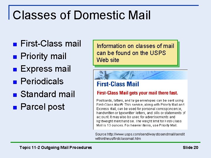 The Office Procedures and Technology Chapter 11 Processing