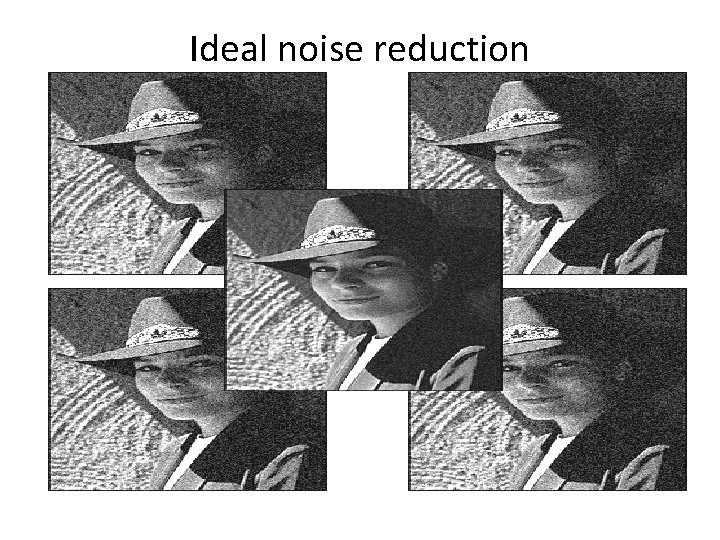 Ideal noise reduction 