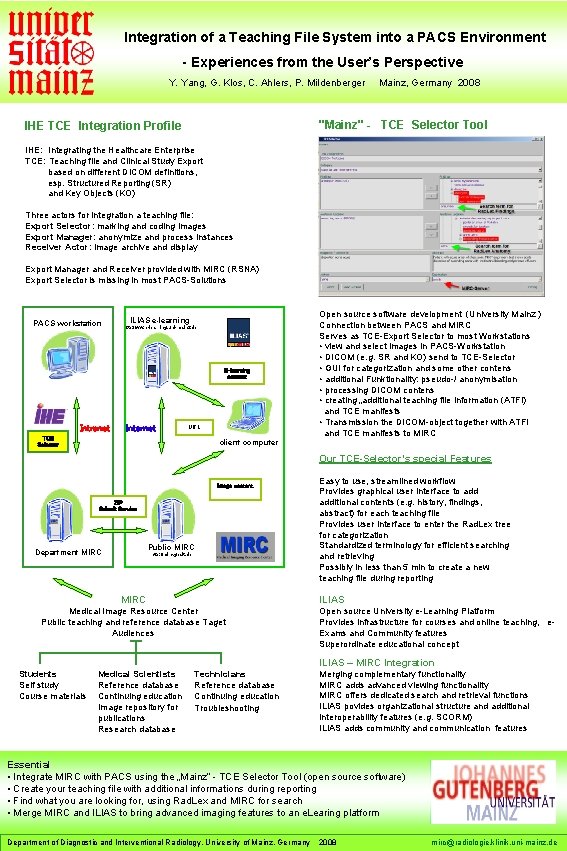 Integration of a Teaching File System into a