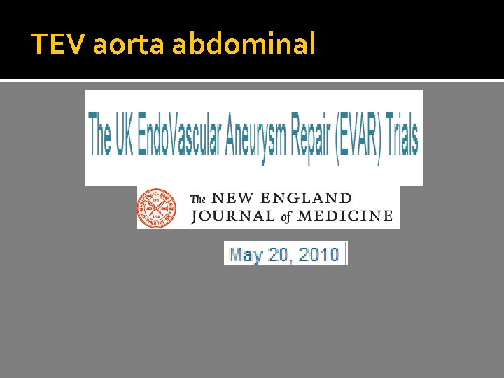 TEV aorta abdominal 