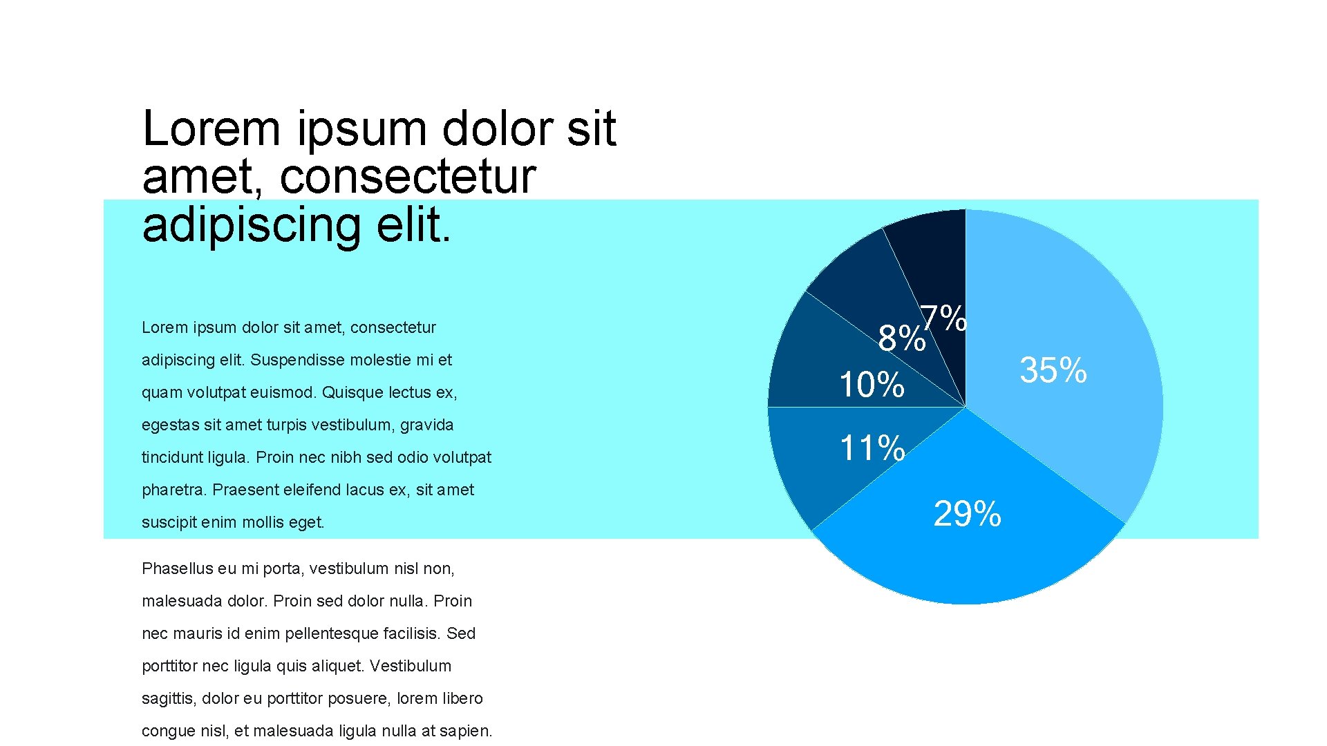 Lorem ipsum dolor sit amet, consectetur adipiscing elit. Suspendisse molestie mi et quam volutpat