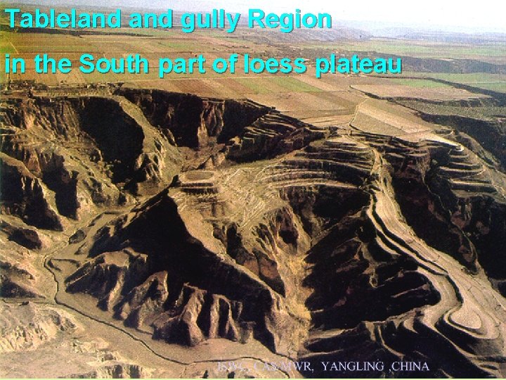 Tableland gully Region in the South part of loess plateau 4 