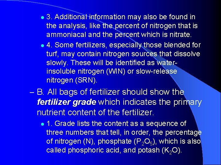 3. Additional information may also be found in the analysis, like the percent of 3. Additional information may also be found in the analysis, like the percent of