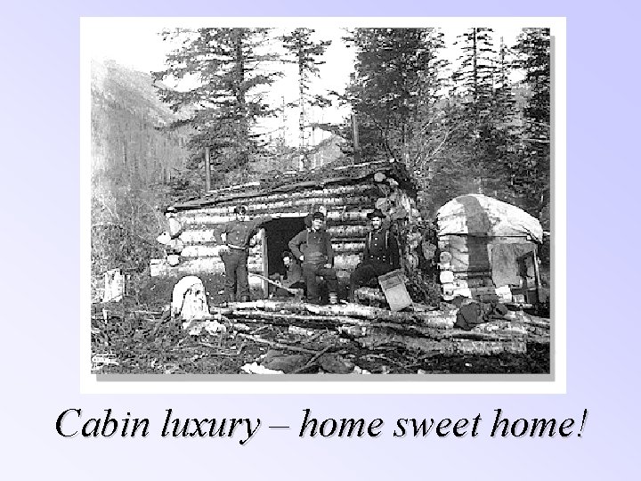 Cabin luxury – home sweet home! 