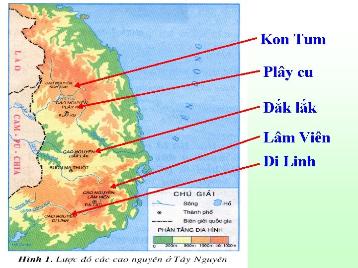 Kon Tum Plây cu Đắk lắk Lâm Viên Di Linh 