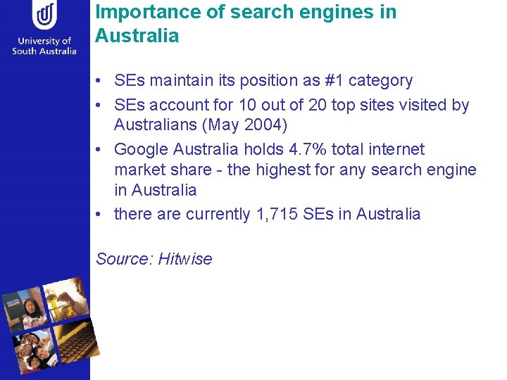 Importance of search engines in Australia • SEs maintain its position as #1 category