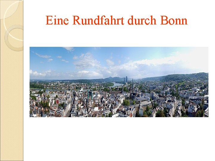 Eine Rundfahrt durch Bonn 