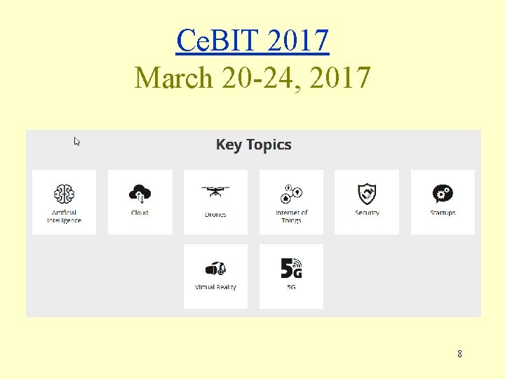 Ce. BIT 2017 March 20 -24, 2017 8 