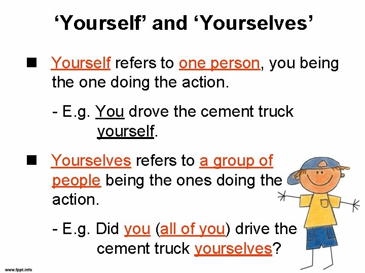 Personal Pronouns Personal pronouns take the place of