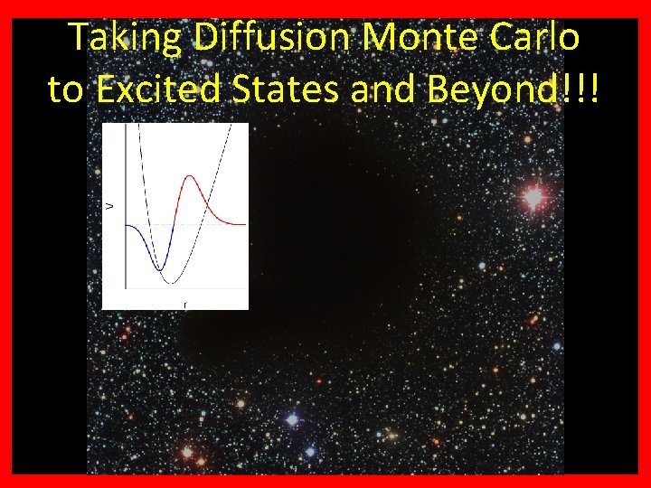 +? ? ? Why H Taking Diffusion 3 Monte Carlo to Excited States and